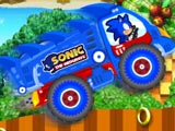 Sonic lái xe tải