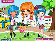 Game Cutie Trend School Girl Group Dress Up