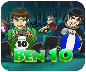 game-ben10-dua-xe