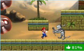choi game Mario phiêu lưu Ai Cập