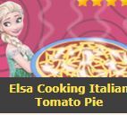 Elsa Cooking Italian Tomato Pie